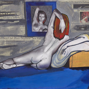 Nude Before A Mirror by Michael Francis, Archival Quality Fine Art Print