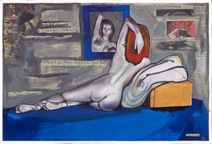 Nude Before A Mirror by Michael Francis, Archival Quality Fine Art Print