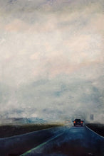 On The Road in Coahuila by Joao Quiroz, Oil on Canvas