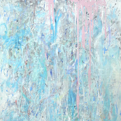 Pink Harbour by Pearl Bayne, Mixed Media on Canvas