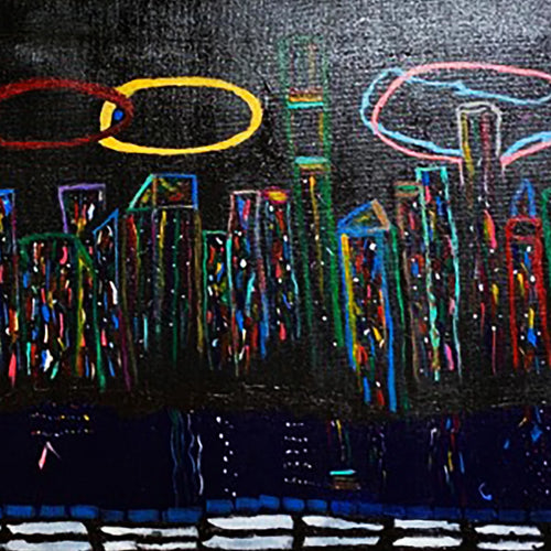 NYC by PJ Landers, Acrylic on Canvas