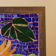 "Golden Hour" by Donna M. Priddy, Stained Glass Mosaic on Wood