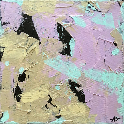 Pink Blossom By Anna De Matos, Acrylic On Canvas