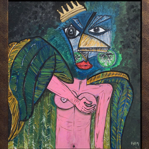 Raconte Toi by German Ortega and Theresa Wachter, Acrylic on Canvas