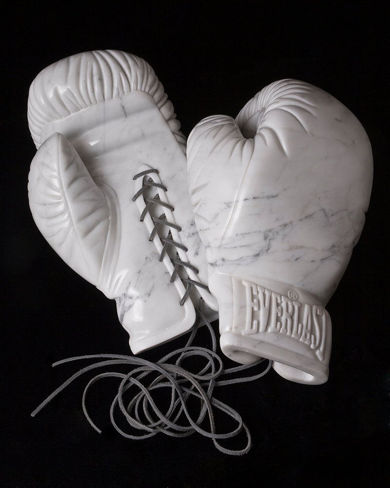 Gloves -Marble Stone Sculpture by Robin Antar