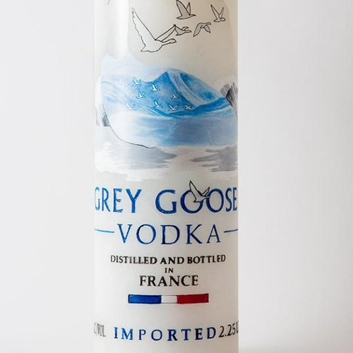 Grey Goose Marble and Alabaster Stone Sculpture by Robin Antar