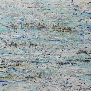 Sea of Bliss by Pearl Bayne, Mixed Media on Canvas
