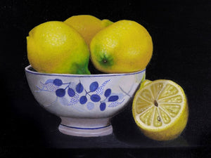 Lemons In a Bowl by Sarasvathy TK