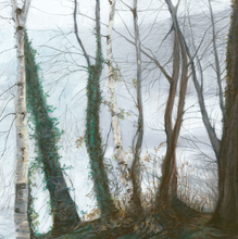 “Winter trees”  By Caroline Walker, Pastel & Watercolour on Paper