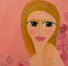 “Rosie” By Ariana Gold, Acrylic on Canvas