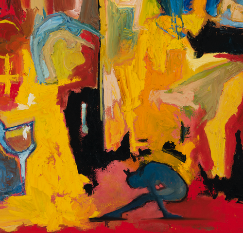 “Woman” By Robert Ryan, Oil on Canvas