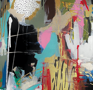 “You Were Saying?”  By Wendy Cuyler, Acrylic on Canvas