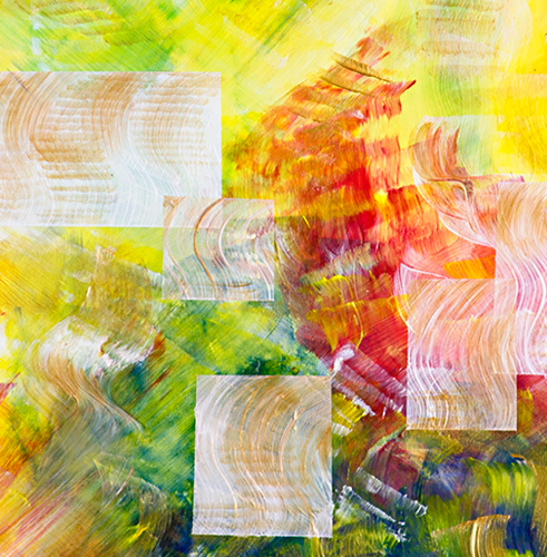 “Moment of Life” By Olga Verasen, Mixed Media on Canvas