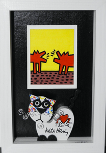 “Keith Haring by UniCAT” by Andrej Kransic, Acrylic
