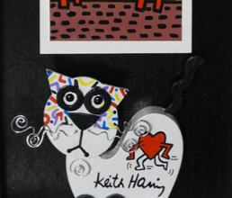 “Keith Haring by UniCAT” by Andrej Kransic, Acrylic