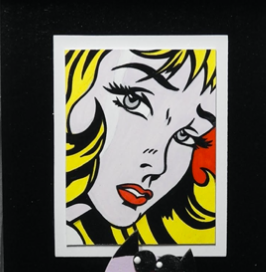 “Roy Lichtenstein by UniCAT” by Domenico Gonzy, Acrylic