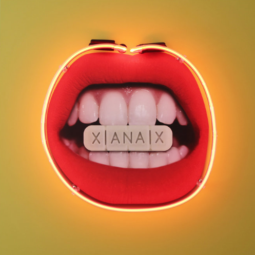Xanax by Sara Zaher, Neon Tubes on Photographic Print