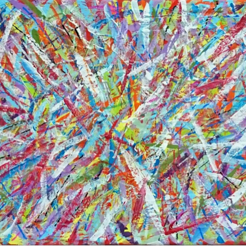 Flower of Souls By Kiyoshi Kujiraoka, Mixed Media On Canvas