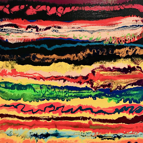 Linear Chaos, by Michele DiRocco, Acrylic on Canvas