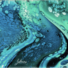 South Pacific by Zahrina Robertson, Contemporary Abstract Acrylic