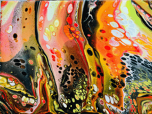 Marblebar by Zahrina Robertson, Contemporary Abstract Acrylic