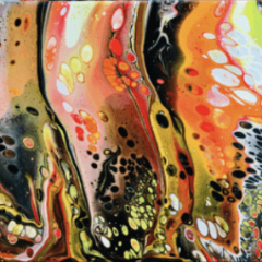 Marblebar by Zahrina Robertson, Contemporary Abstract Acrylic