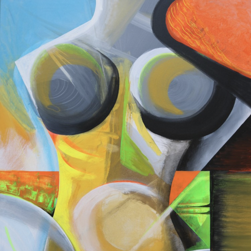 Getting Ready for Summer by Adel Nasr, Acrylic Piece Stretched on Canvas