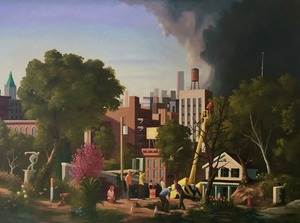 City Sublime by Keith Kattner, Oil on Canvas