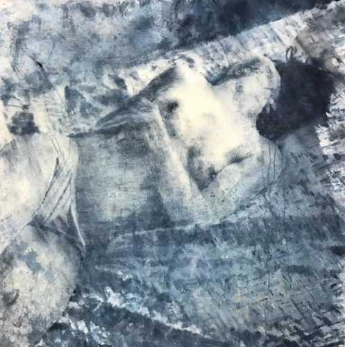 No Words by Norbert Waysberg, Watercolor on Paper