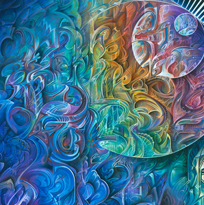 Dawn of Transcendental Jubilance by Derek Carpenter, Acrylic on Canvas