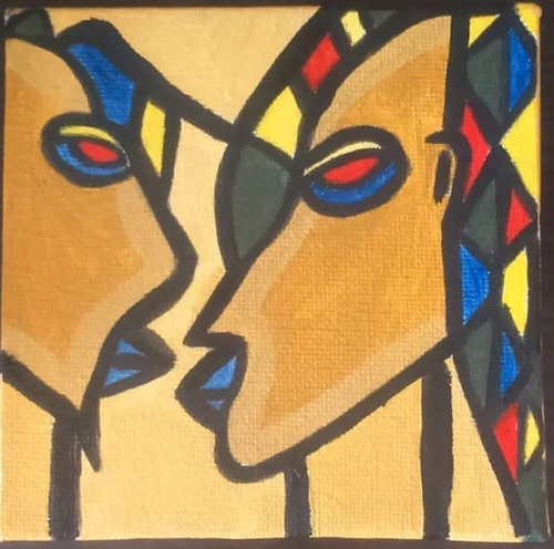 Depth by Cristina Perez, Mixed Media on Canvas