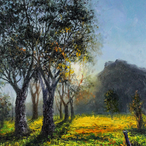 Alba Vibrante by Deana Evstefeeva Landry, Oil on Canvas