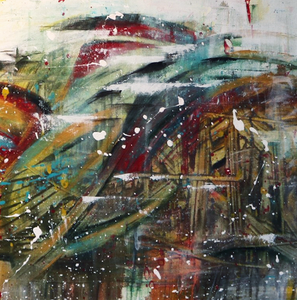 "Flight" By  Jasmine Saidi, Acrylic on Canvas