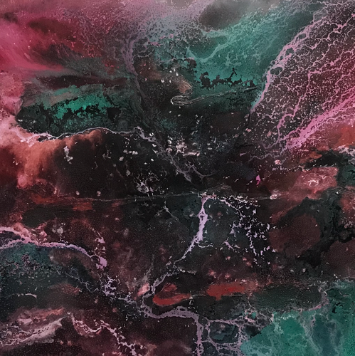 Queen of Hearts by Lisa Cardenas, Mixed Media on Canvas