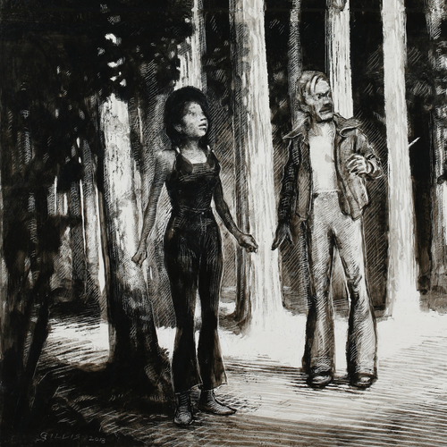 Couple in the Woods by Scott Gillis