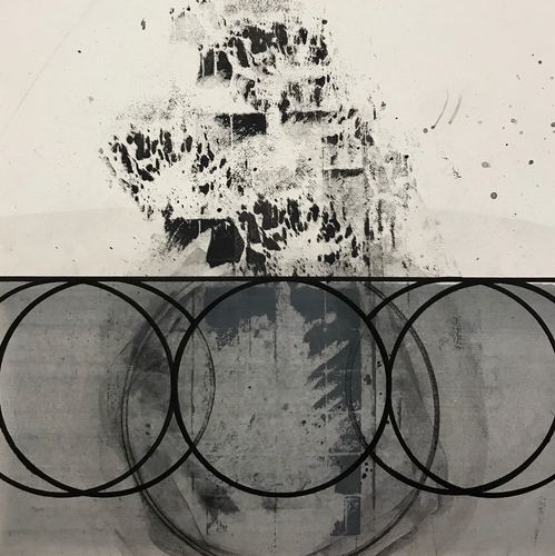 Untitled by Björn Olof Eriksson, Mixed Media on Acid-Free Cardboard