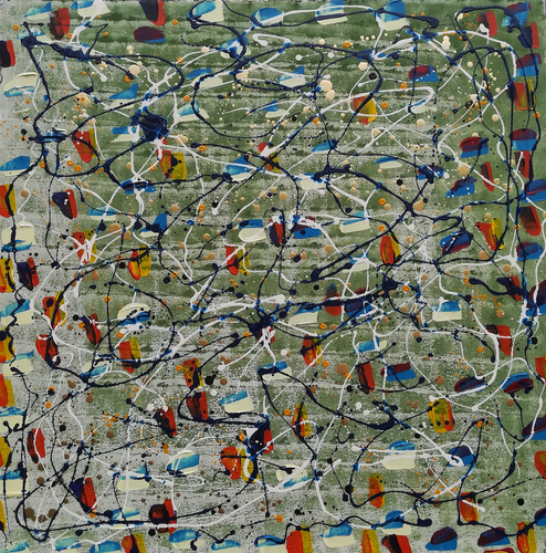 Abuso di Colore by Aurelio Bellini, Mixed Media on Canvas