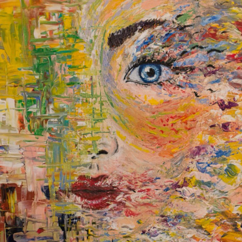 Fading Away by Nadea Cutitaru, Acrylic on Canvas