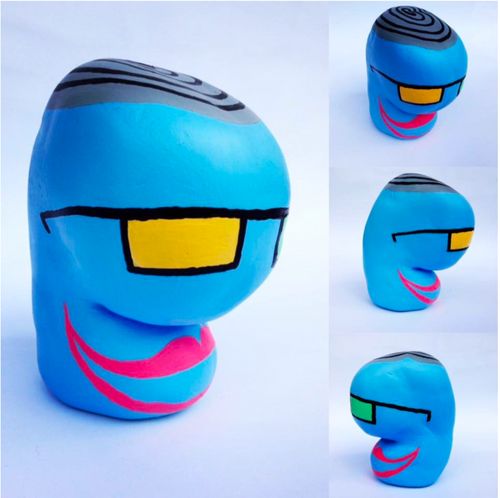 Happy Colour Two by Evaldas Gubinas, Acrylic on Clay
