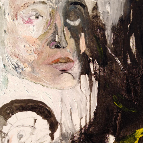 Look Over by Stefano Genzone, Oil and Acrylic on Canvas