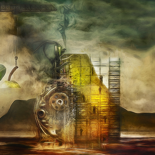 Pear Beach by Marion Meadows, Acrylic on Stretched Canvas