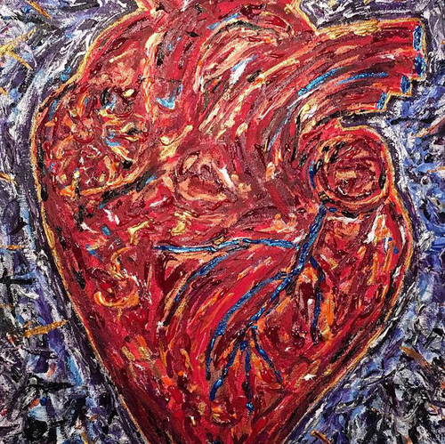 Extraordinary Machine by Matthew Thomas Burda, Mixed Media on Canvas