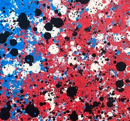 “Americana Nature v3” By Justin Lefty, Acrylic and Mixed Media on Canvas