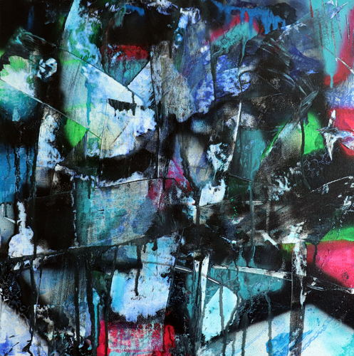 “Whatever You Do” By Loretta Oberheim, Acrylics and Varnish on Gallery Wrapped Canvas