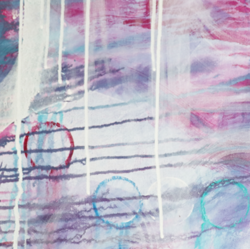 “Spirit” By Loretta Oberheim, Acrylics and Varnish on Gallery Wrapped Canvas