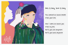Art is Long, Love is Long by Ujoo, Digital Print on Canvas