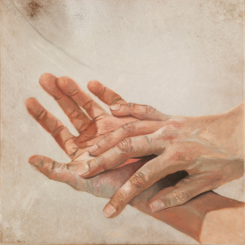 Skin Print 6 by Carolina Gutiérrez, Oil on Animal Skin