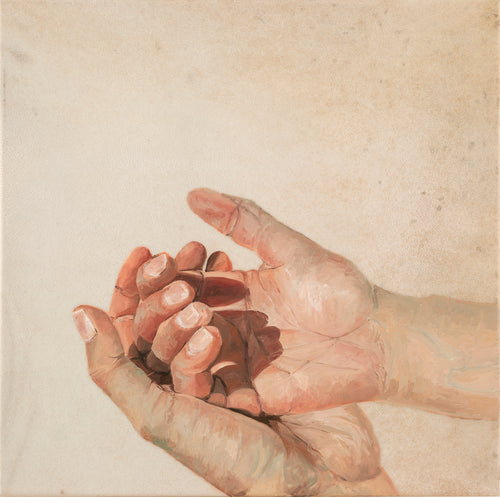 Skin Print 2 by Carolina Gutiérrez, Oil on Animal Skin