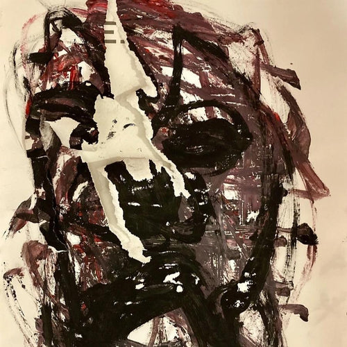 Some Parts of Your Brain Have Been Surgically Removed to Make Space for Our Narrative by Nicole NoZe, Acrylic on Paper