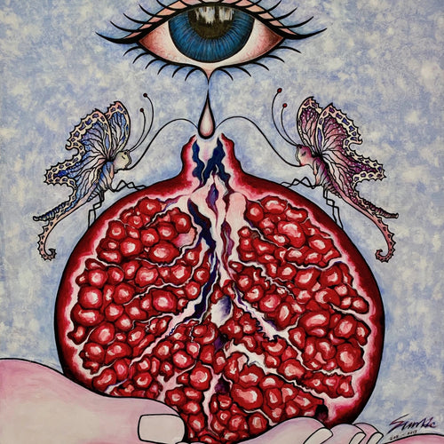 Beauty of Life by SunHe Hong, Acrylic and Oil on Canvas